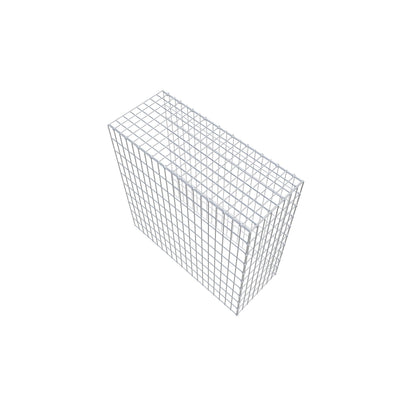 Gabião Tipo 4 100 cm x 100 cm x 40 cm (C x A x P), malhagem 5 cm x 10 cm, anel C