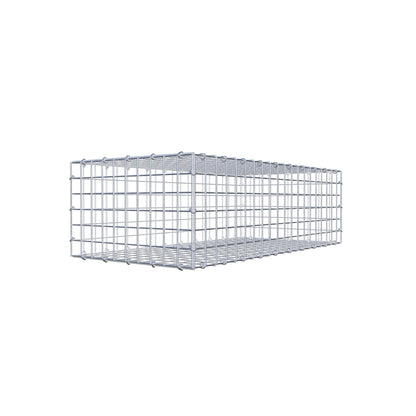Gavión 100 cm x 30 cm x 50 cm (L x A x P), malla 5 cm x 5 cm, anillo en C