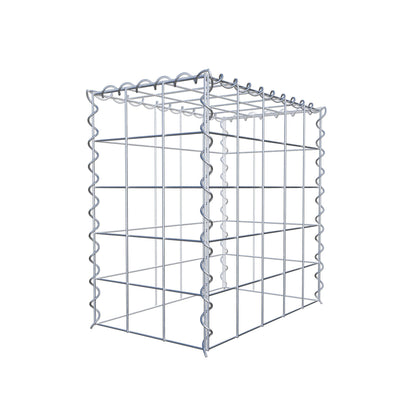 Gavión adicional tipo 3 50 cm x 50 cm x 30 cm (L x A x P), malla 10 cm x 10 cm, en espiral