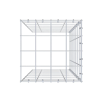 Pila adicional tipo 4 80 cm x 40 cm x 40 cm (L x A x P), malla 10 cm x 10 cm, anillo en C