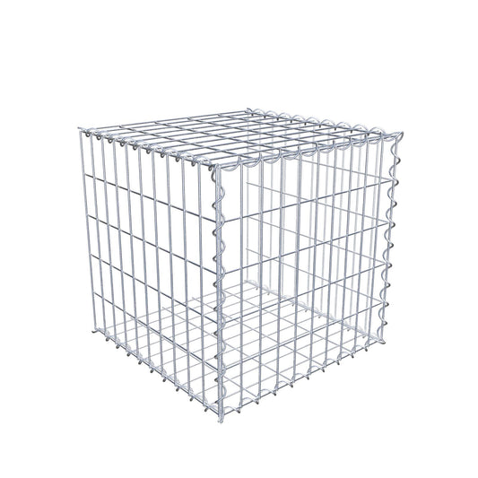 Anbaugabione Typ 2 50 cm x 50 cm x 50 cm (L x H x T), Maschenweite 5 cm x 10 cm, Spirale