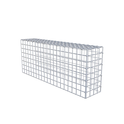 Anbaugabione Typ 4 100 cm x 40 cm x 20 cm (L x H x T), Maschenweite 5 cm x 5 cm, C-Ring
