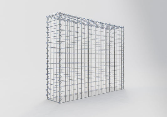 Gabion rapporté type 3 100 cm x 80 cm x 30 cm (L x H x P), mailles 5 cm x 5 cm, spirale