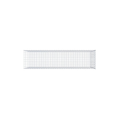 Gavión complementario tipo 2 200 cm x 100 cm x 50 cm (L x A x P), malla 5 cm x 10 cm, espiral