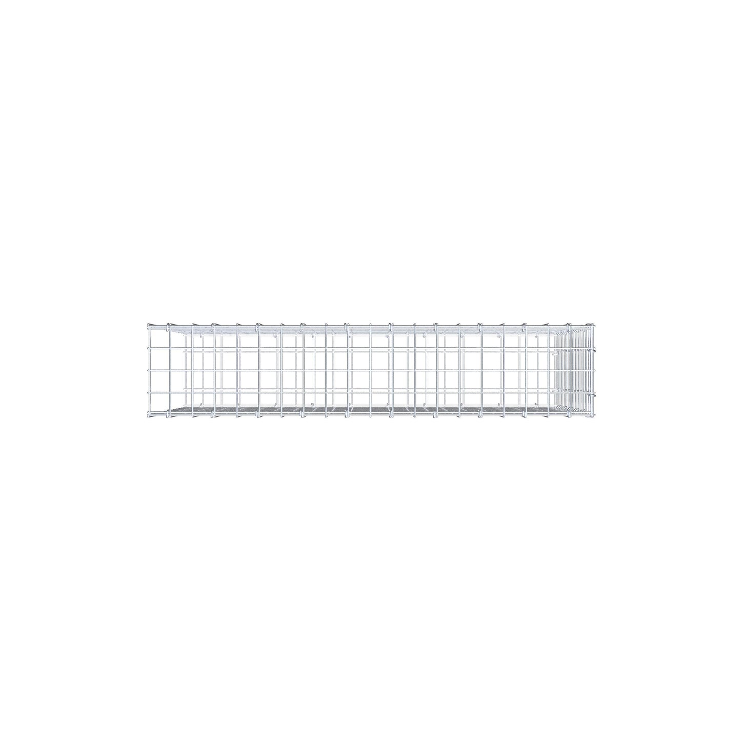 Gavión adicional tipo 2 100 cm x 60 cm x 20 cm (L x A x P), malla 5 cm x 5 cm, anillo en C