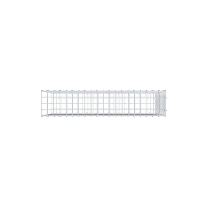Gavión adicional tipo 2 100 cm x 60 cm x 20 cm (L x A x P), malla 5 cm x 5 cm, anillo en C