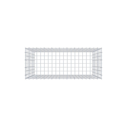 Gavión complementario de tipo 3 100 cm x 100 cm x 40 cm (L x A x P), malla 5 cm x 10 cm, anillo en C