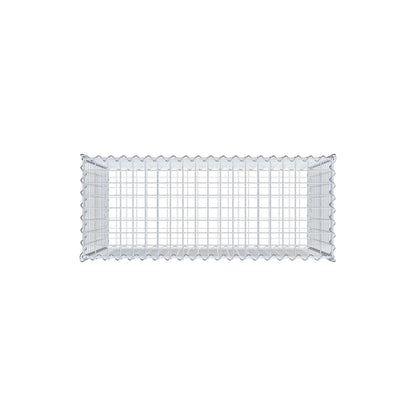 Gavión 100 cm x 70 cm x 40 cm (L x A x P), luz de malla 5 cm x 5 cm, en espiral