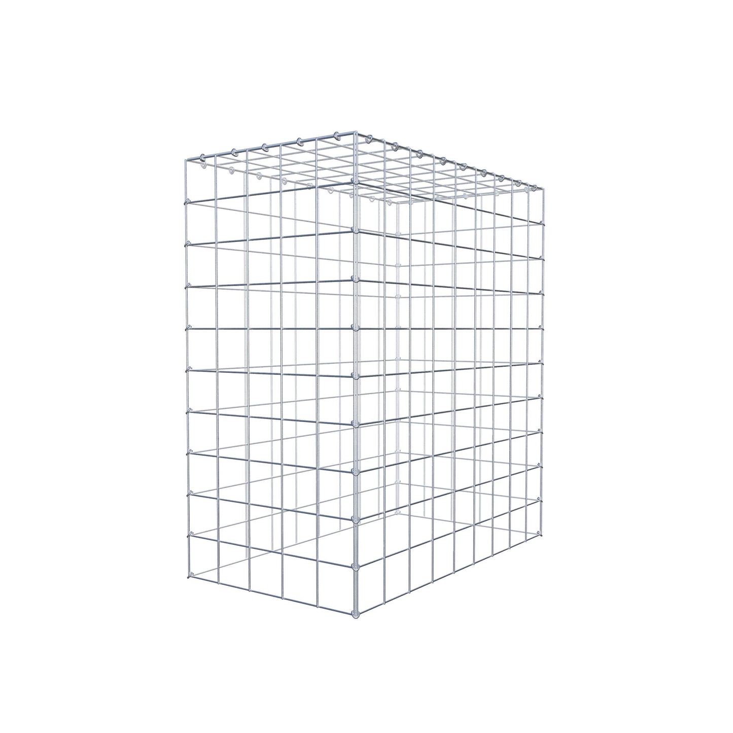 Gavión complementario de tipo 3 100 cm x 90 cm x 50 cm (L x A x P), malla 10 cm x 10 cm, anillo en C