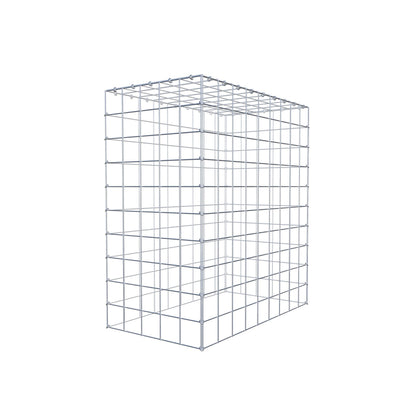 Gavión complementario de tipo 3 100 cm x 90 cm x 50 cm (L x A x P), malla 10 cm x 10 cm, anillo en C