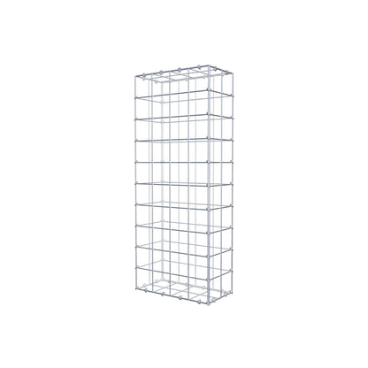 Gavión 100 cm x 20 cm x 40 cm (L x A x P), malla 10 cm x 10 cm, anillo en C