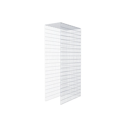 Anbaugabione Typ 4 200 cm x 100 cm x 50 cm (L x H x T), Maschenweite 5 cm x 10 cm, C-Ring