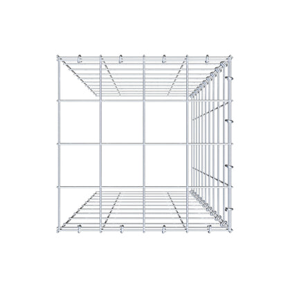 Anbaugabione Typ 4 100 cm x 40 cm x 40 cm (L x H x T), Maschenweite 10 cm x 10 cm, C-Ring