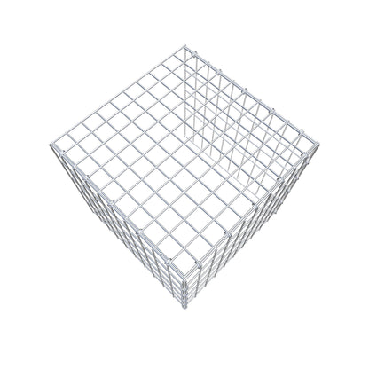 Fourche rapportée type 4 50 cm x 50 cm x 50 cm (L x H x P), mailles 5 cm x 10 cm, anneau en C