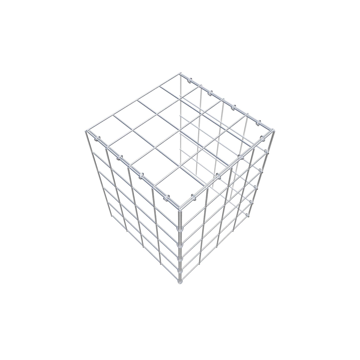 Anbaugabione Typ 4 50 cm x 40 cm x 40 cm (L x H x T), Maschenweite 10 cm x 10 cm, C-Ring