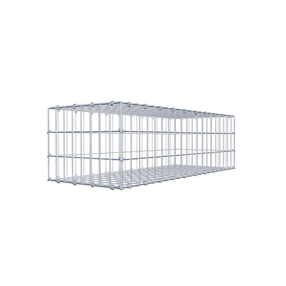 Schanskorf 100 cm x 30 cm x 40 cm (L x H x D), maaswijdte 5 cm x 10 cm, C-ring