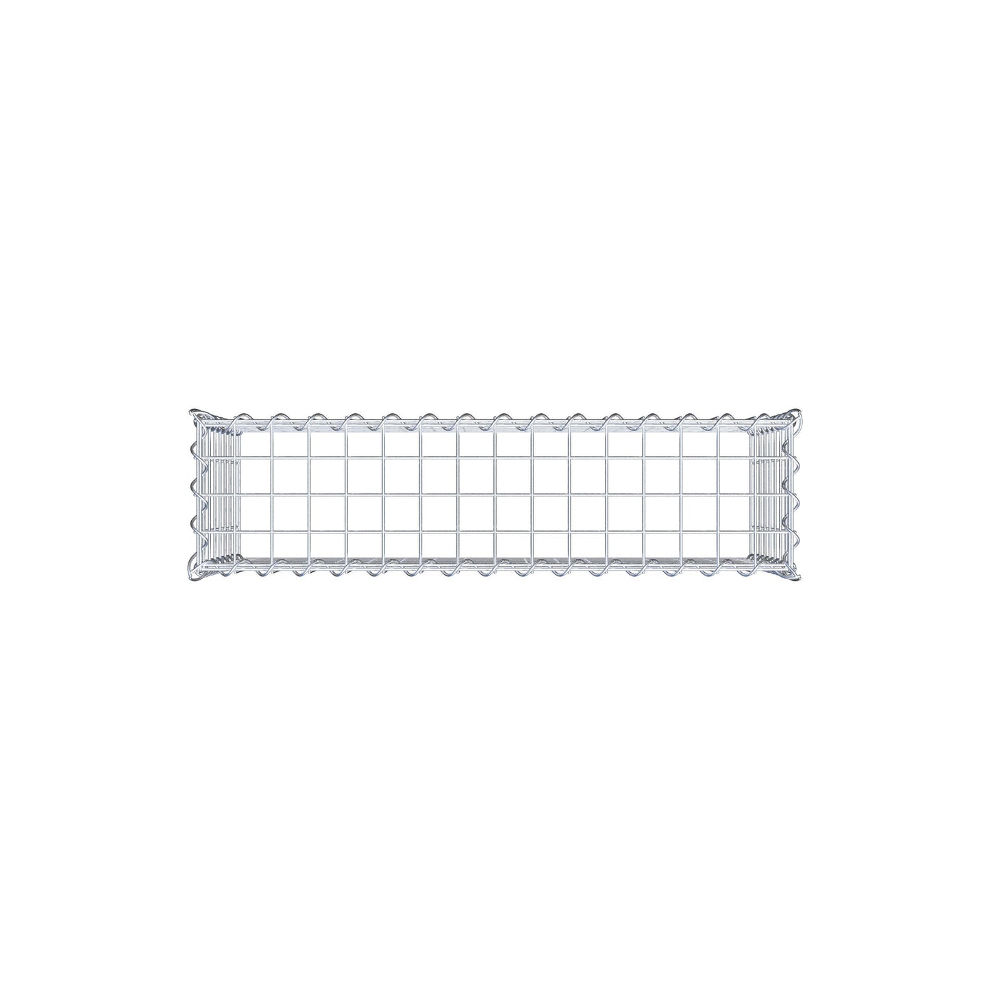 Gabbione aggiuntivo tipo 3 80 cm x 40 cm x 20 cm (L x H x P), dimensione maglia 5 cm x 5 cm, a spirale
