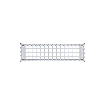 Gabbione aggiuntivo tipo 3 80 cm x 40 cm x 20 cm (L x H x P), dimensione maglia 5 cm x 5 cm, a spirale