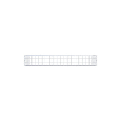 Gabion 200 cm x 100 cm x 30 cm (L x H x D), maskstorlek 10 cm x 10 cm, C-ring