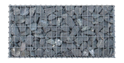 Gabion 200 cm x 100 cm x 20 cm (L x H x P), mailles 5 cm x 10 cm, spirale