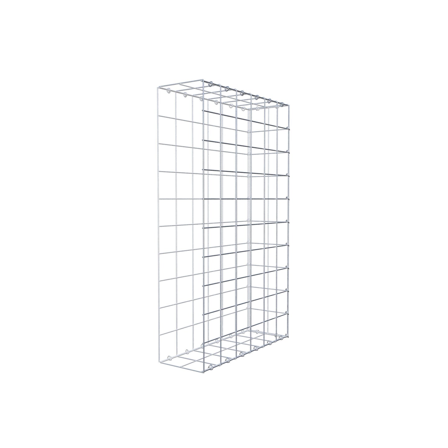 Gabião Tipo 2 100 cm x 60 cm x 20 cm (C x A x P), malhagem 10 cm x 10 cm, anel C