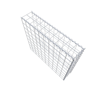 Anbaugabione Typ 4 100 cm x 90 cm x 20 cm (L x H x T), Maschenweite 10 cm x 10 cm, Spirale