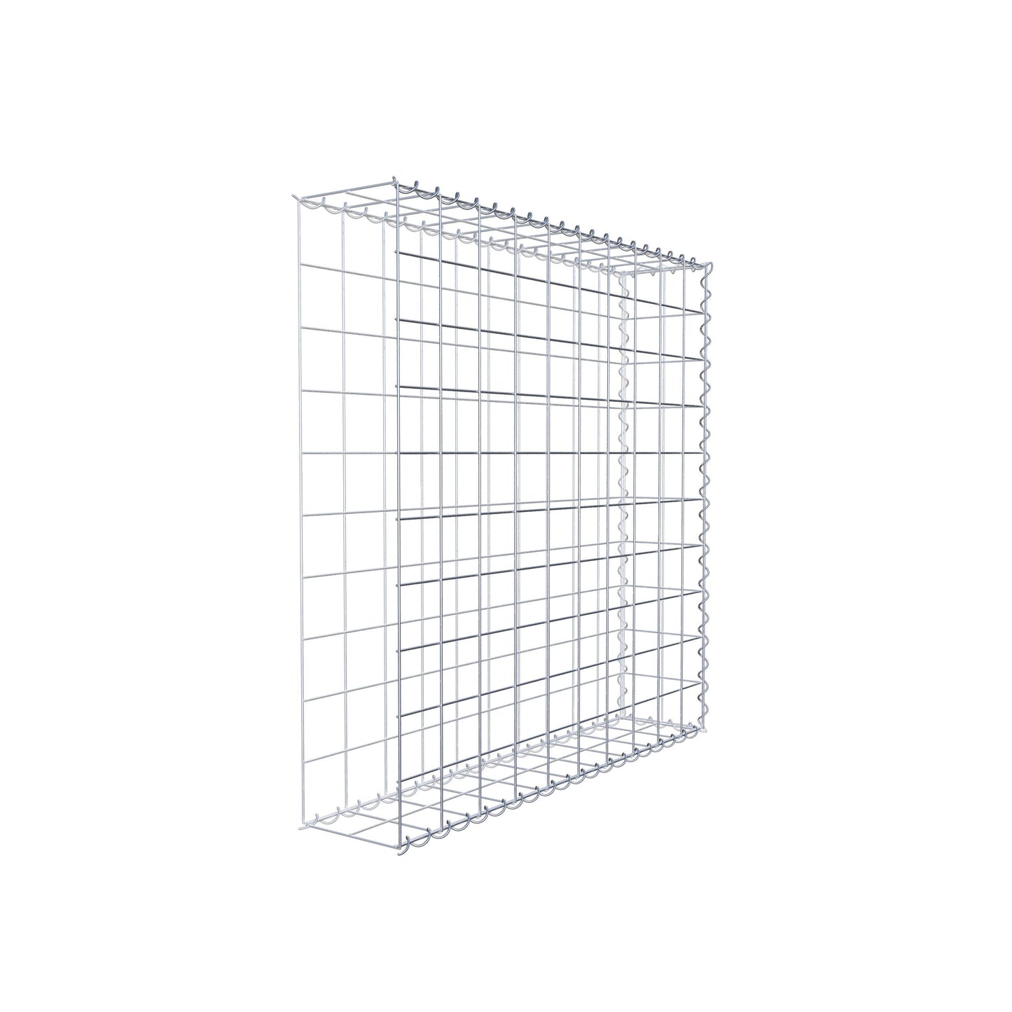 Gavión complementario tipo 2 100 cm x 100 cm x 20 cm (L x A x P), malla 10 cm x 10 cm, espiral