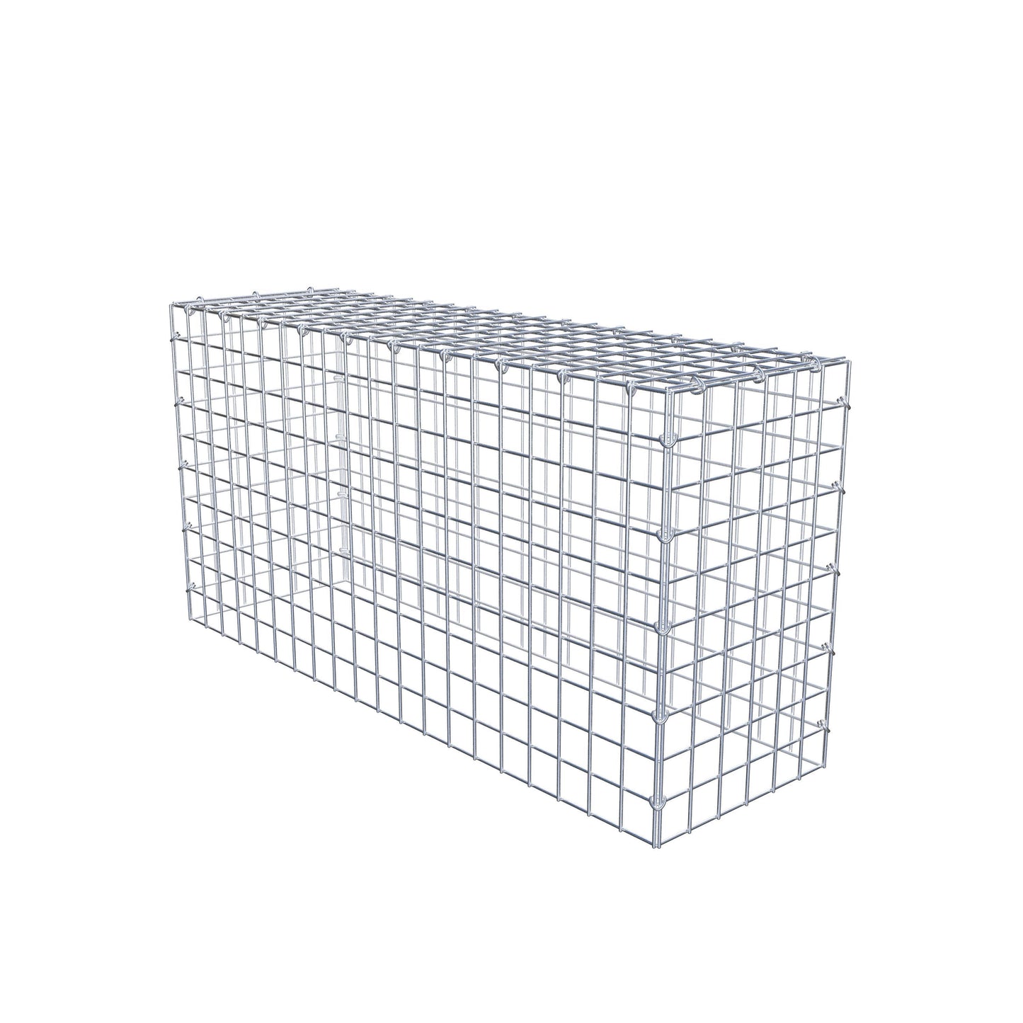 Gavión complementario de tipo 3 100 cm x 50 cm x 30 cm (L x A x P), malla 5 cm x 5 cm, anillo en C