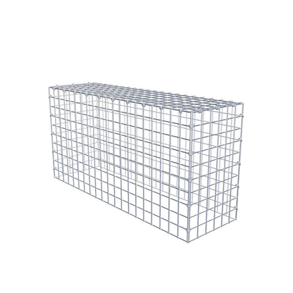 Gavión complementario de tipo 3 100 cm x 50 cm x 30 cm (L x A x P), malla 5 cm x 5 cm, anillo en C
