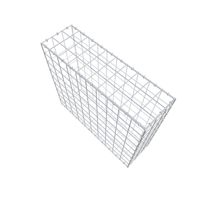 Gabione 100 cm x 90 cm x 30 cm (L x H x T), Maschenweite 10 cm x 10 cm, C-Ring