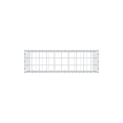 Gabião 100 cm x 50 cm x 30 cm (C x A x P), malhagem 10 cm x 10 cm, anel C