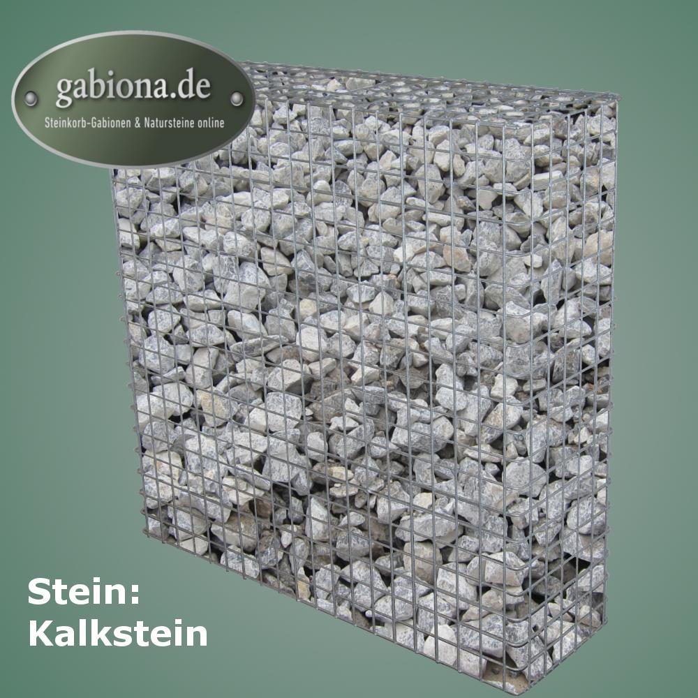 Thermisch verzinkte schanskorf 102 cm x 102 cm x 32 cm, maaswijdte 5 cm x 5 cm, volledig gelast