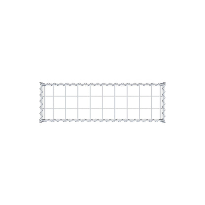 Gavión complementario tipo 3 100 cm x 20 cm x 30 cm (L x A x P), malla 10 cm x 10 cm, espiral