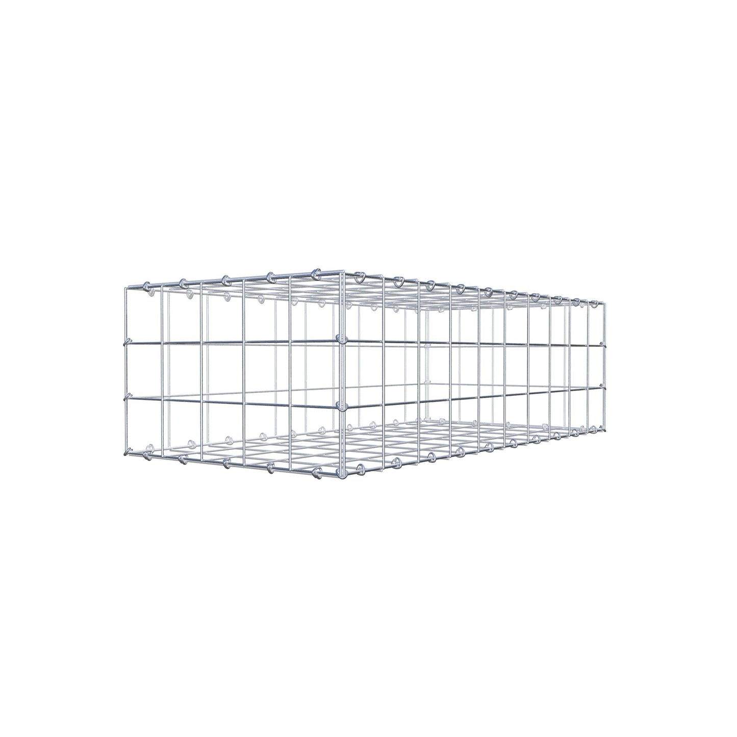Schanskorf 100 cm x 30 cm x 50 cm (L x H x D), maaswijdte 10 cm x 10 cm, C-ring