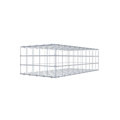 Schanskorf 100 cm x 30 cm x 50 cm (L x H x D), maaswijdte 10 cm x 10 cm, C-ring