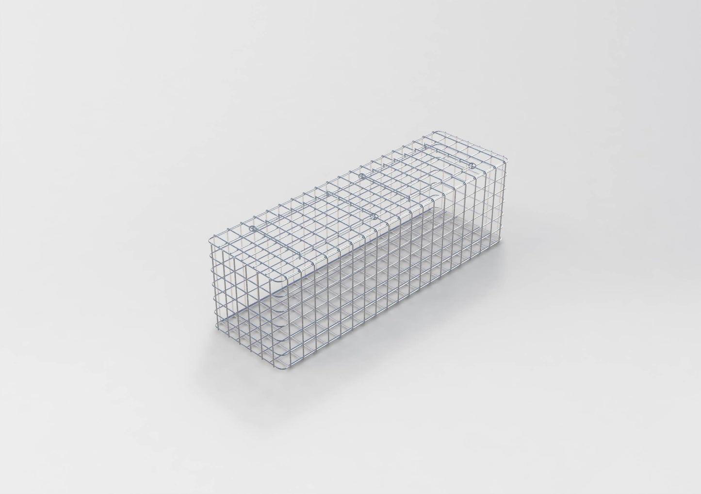 Thermisch verzinkte schanskorf 102 cm x 32 cm x 32 cm, maaswijdte 5 cm x 5 cm, volledig gelast