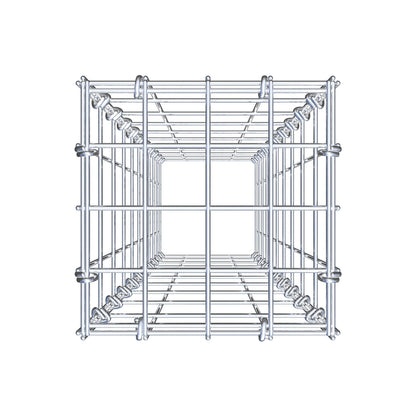 Mounted gabion type 3 100 cm x 20 cm x 20 cm (L x H x D), mesh size 5 cm x 10 cm, C-ring