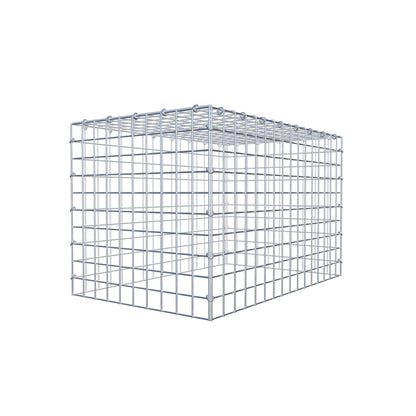 Pila adicional tipo 3 80 cm x 50 cm x 50 cm (L x A x P), malla 5 cm x 5 cm, anillo en C