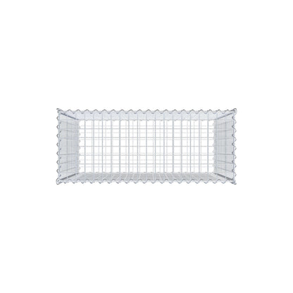 Gavión 100 cm x 90 cm x 40 cm (largo x alto x fondo), malla 5 cm x 5 cm, en espiral