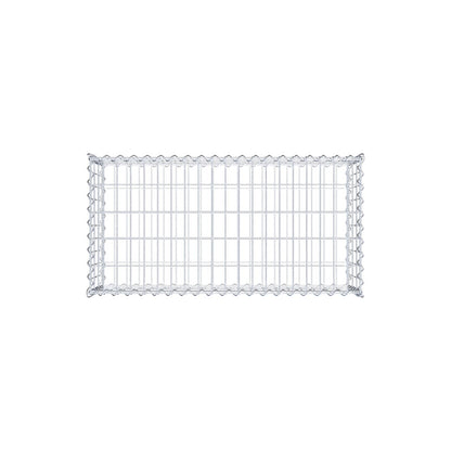 Gabion 100 cm x 30 cm x 50 cm (L x H x D), maskestørrelse 5 cm x 10 cm, spiral