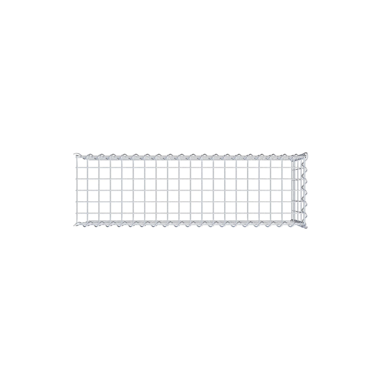 Anbaugabione Typ 4 100 cm x 40 cm x 30 cm (L x H x T), Maschenweite 5 cm x 10 cm, Spirale