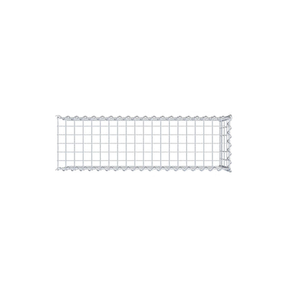 Anbaugabione Typ 4 100 cm x 40 cm x 30 cm (L x H x T), Maschenweite 5 cm x 10 cm, Spirale