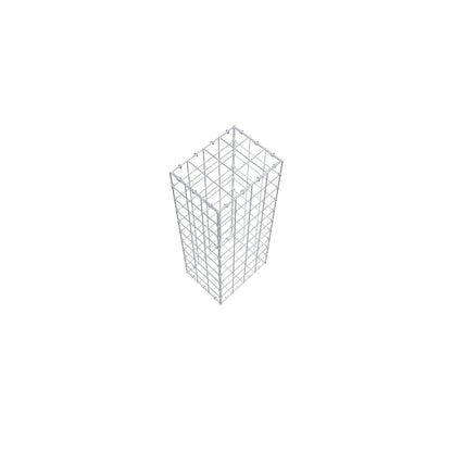 Schanskorf 100 cm x 30 cm x 40 cm (L x H x D), maaswijdte 10 cm x 10 cm, C-ring