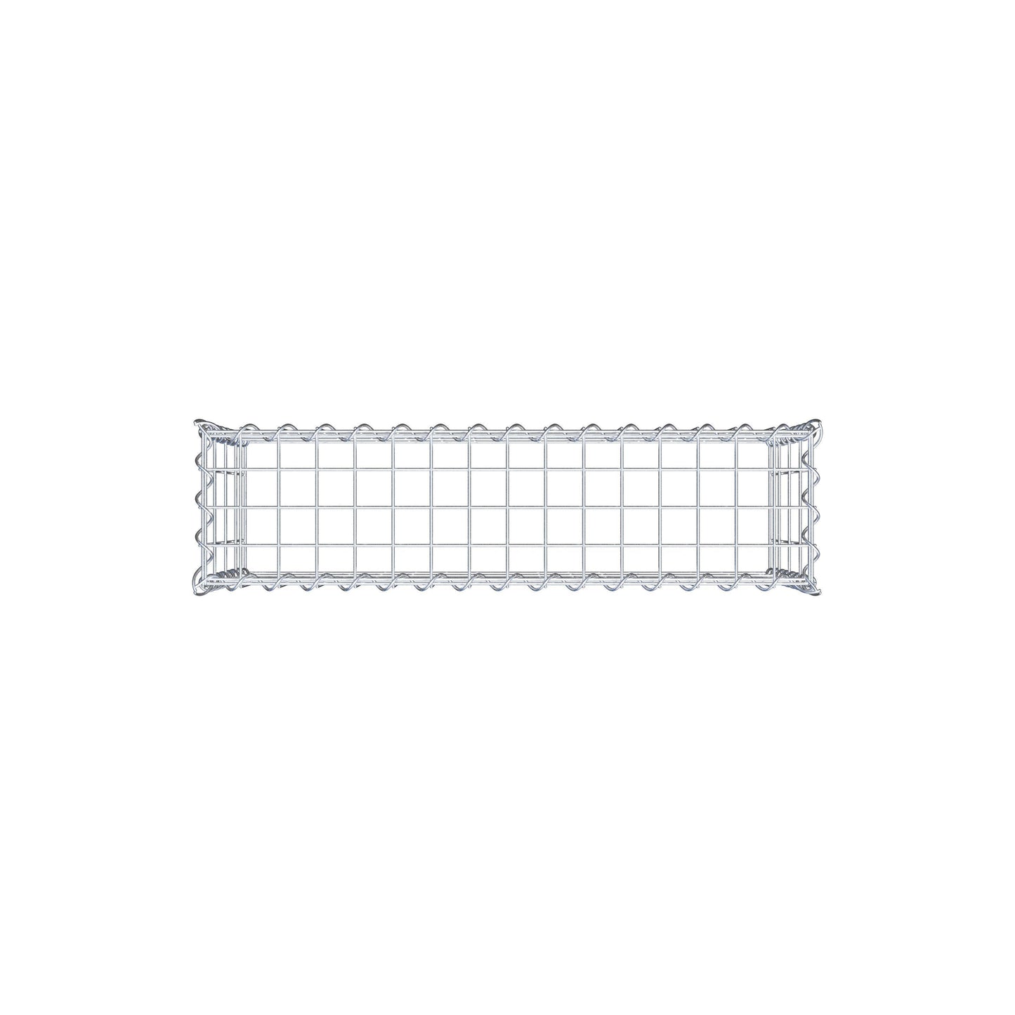 Gavión adicional tipo 3 80 cm x 40 cm x 20 cm (L x A x P), malla 5 cm x 10 cm, en espiral