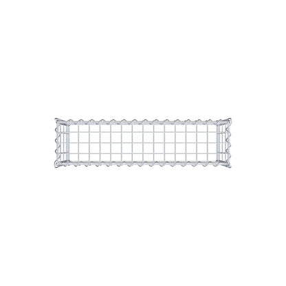 Gavión adicional tipo 3 80 cm x 40 cm x 20 cm (L x A x P), malla 5 cm x 10 cm, en espiral