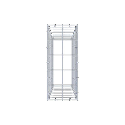 Gavión complementario de tipo 3 100 cm x 20 cm x 50 cm (L x A x P), malla 10 cm x 10 cm, anillo en C