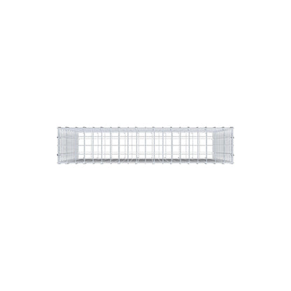 Gavión 100 cm x 90 cm x 20 cm (L x A x P), luz de malla 5 cm x 5 cm, anillo en C