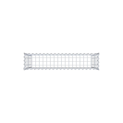 Gabion rapporté type 3 100 cm x 70 cm x 20 cm (L x H x P), mailles 5 cm x 10 cm, spirale
