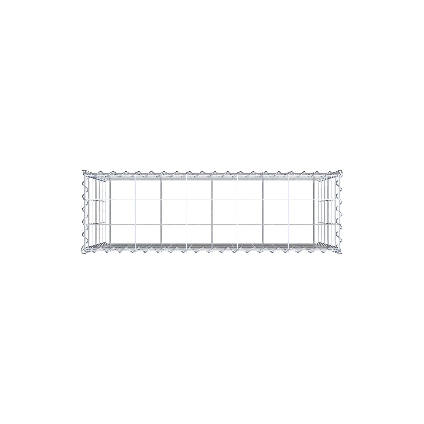 Gabbione aggiuntivo tipo 3 100 cm x 60 cm x 30 cm (L x A x P), maglia 10 cm x 10 cm, spirale