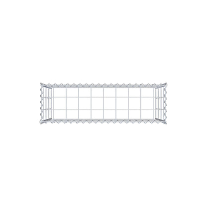 Gabbione aggiuntivo tipo 3 100 cm x 60 cm x 30 cm (L x A x P), maglia 10 cm x 10 cm, spirale
